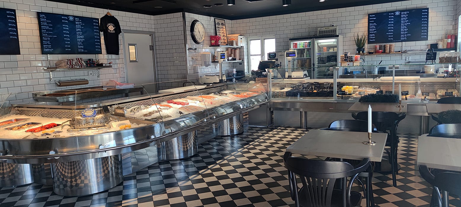 Fiskhuset Skanör interiör