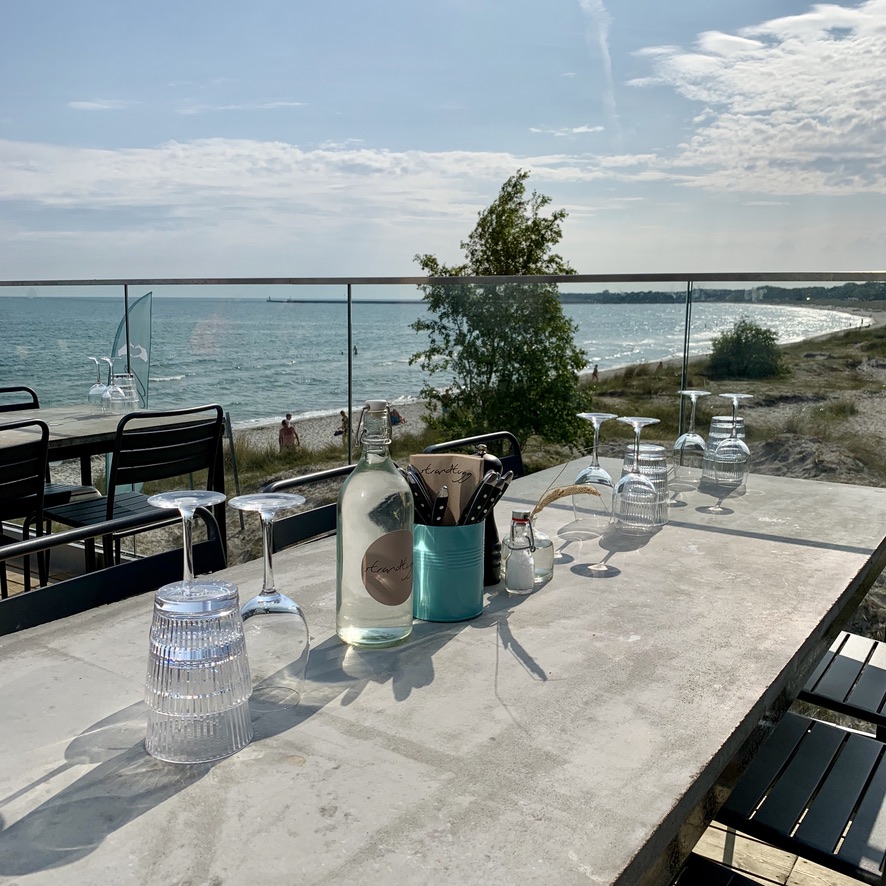 Strandtugg - restaurang med havsutsikt i Kämpinge, Höllviken